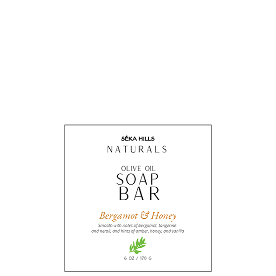 Séka Hills Naturals Bar Soap - Bergamot & Honey