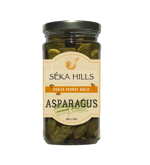 Pickled Asparagus - Peppery Garlic