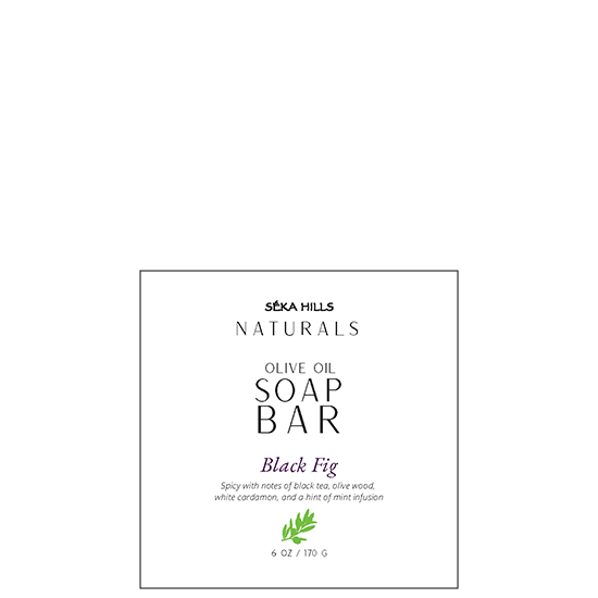Séka Hills Naturals Bar Soap - Black Fig